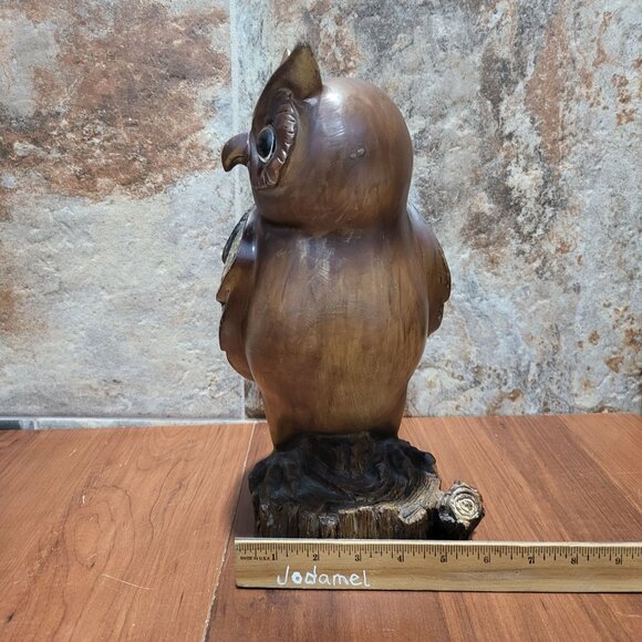 Large Ceramic Owl Figurine Home Decor 12 Inches - Picture 10 of 13